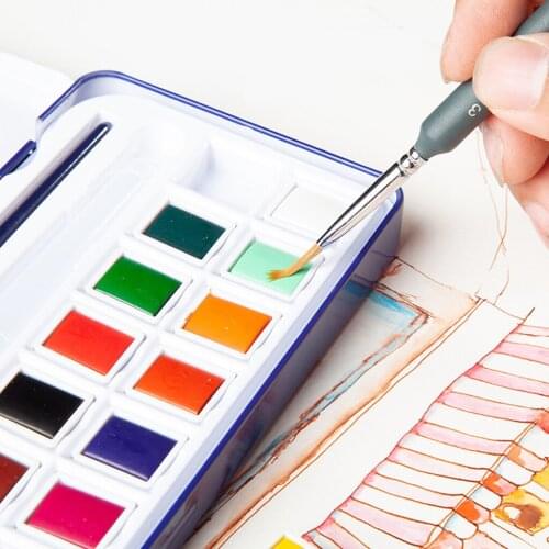 9pcs Paint Brush Set Professional Extra Fine Detail Art Oil Painting Brushes