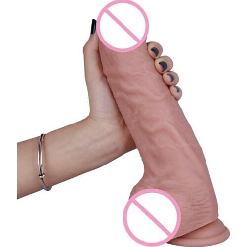 Big dildo realistic 10 inch soft With Super Strong Dildo Sex Toys for Woman Artificial Penis G-Spot Adult sex Gay masturbateur