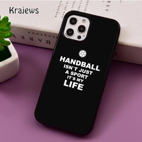 Keep calm and play Handball phone Case For iPhone 5 SE 2020 6S 7 8 Plus 12 mini 11 Pro X XR XS Max Samsung S8 S9 S10 coque Cover