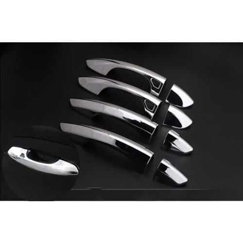 FUNDUOO For Ford Edge 2015 2016 New ABS Car Door Handle Cover Car Accessories Free Drop Shipping