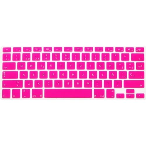 Spanish Silicone US Keyboard Cover 5pcs Skin Cover Protective FILM Protector for Apple MacBook Pro Air With Retina 13 15 17