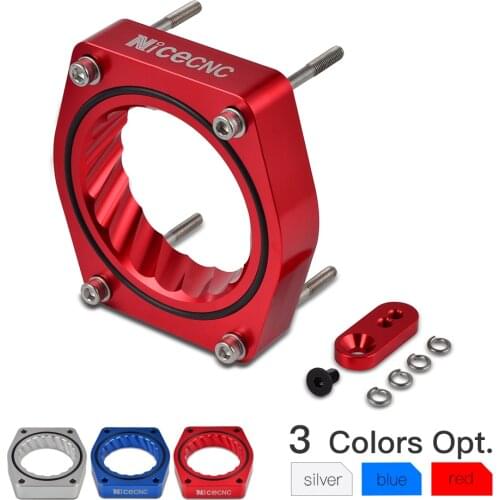 NICECNC Throttle Body Spacer Air Intake Manifold Extender Adaptor Kit For Chevrolet Silverado 1500 2007-2013 4.8L 5.3L 6.0L 6.2L