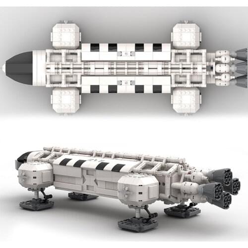 MOC 1999 Space Eagle Building Blocks Kit Spaceport The Shuttle Launch Center Spaceship Bricks Assemble Aircraft Children Gifts