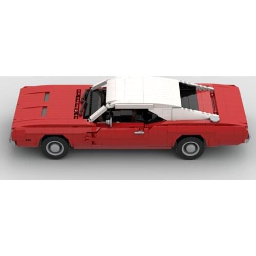 MOC Classic Bricks Car Model European and American Style Retro Building Block Pull Childrens Toy Mens Hobbies Collection Gifts