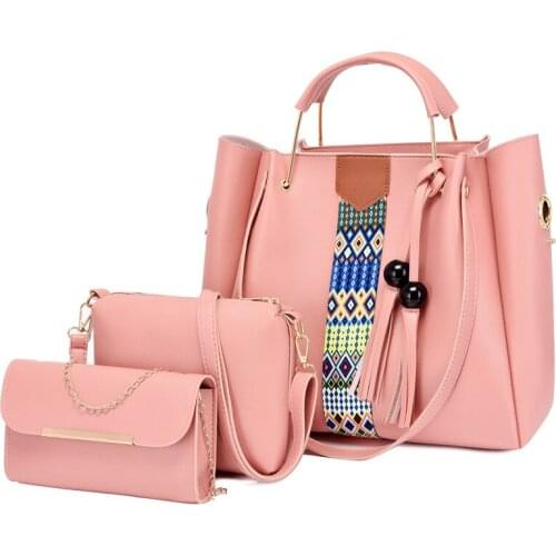 New messenger bag handbag shoulder bag womens bag fashion cross body bag woman ladies bag 3pcs/set