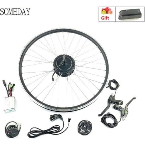 SOMEDAY 48V500W Electric Bicycle conversion kit with KT LED900S display ebike rear rotate hub motor kit with spoke and rim