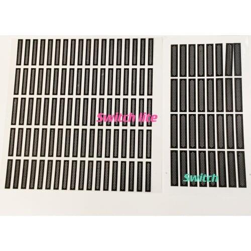 1set for nintendo switch ns console housing back cover dust-proof air filter cooling net