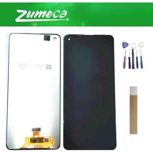 With 9D Tempered Glass With/Without Frame For Samsung Galaxy A21s A217 SM-A217F/DS LCD Display Screen Touch Screen