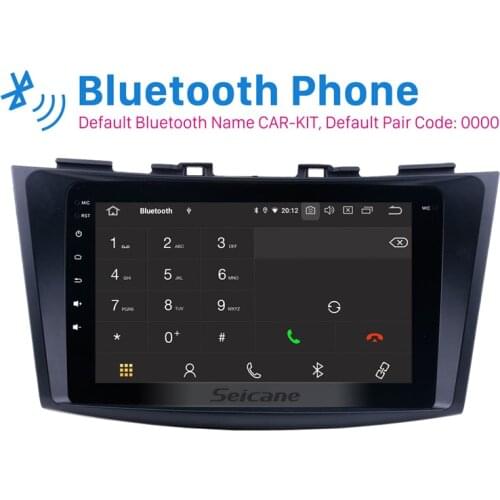 Seicane Car Stereo Android 9.0 HD 1024*600 8-Core 9" GPS Navi For Suzuki Swift/Ertiga 2011 2012 2013 With Steering Wheel control
