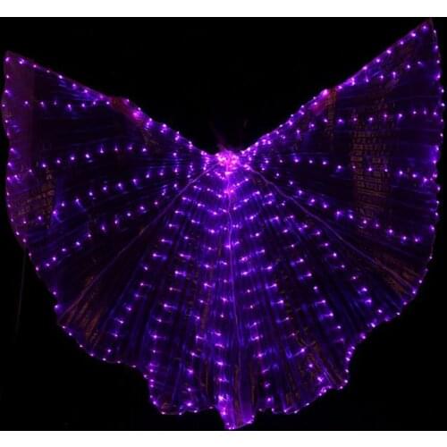Sexy Stage Show Wing Belly dance LED Isis Wings Nice Oriental Dance Accessory LED Wings