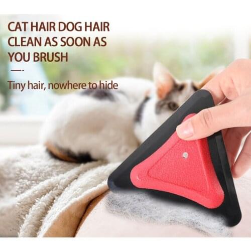 Pet Hair Remover Scraper Dog Cat Hair Cleaning Device Carpet Sofa Car Detail Scraper Pet Lint Removal Silicone Brush Pet Product
