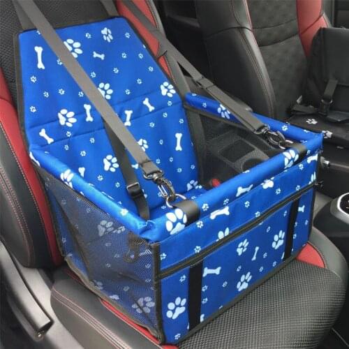 Pet Dog Car Carrier Seat Bag Waterproof Basket Folding Hammock Pet Carriers Bag For Small Cat Dogs Safety Travelling Mesh