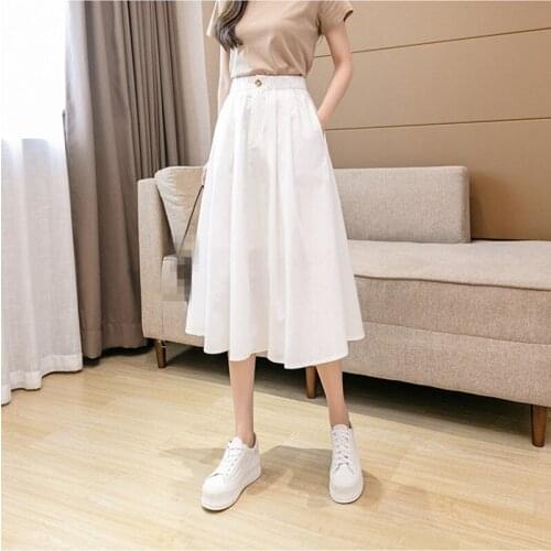 ZG1717 summer 2021 new women fashion sweet joker show thin high waist a-line skirt tide cheap wholesale