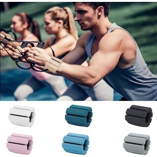 1pcs Weight Wristbands Adjustable Wrist Weights Silicone Wearable Wrist Ankle Weight for Fitness Walking Jogging Yoga Pilates