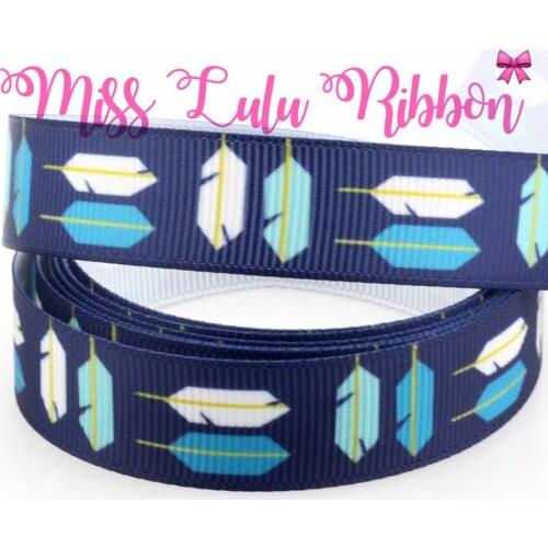 6mm-75mm Leaves Pattern Printed Grosgrain Ribbon/Foe Christmas Tree Decor Materials Handmade Hair bows Webbing 50 yards/roll