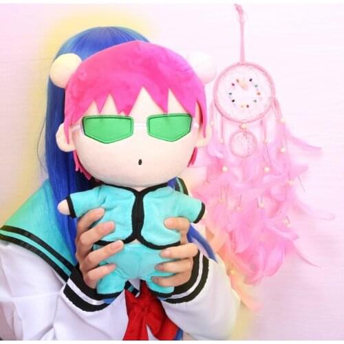 Anime The Disastrous Life of Saiki K. Saiki Kusuo Cosplay Doll Plush Stuffed Cushion Throw Pillow Toy Boy Girls Xmas Gifts