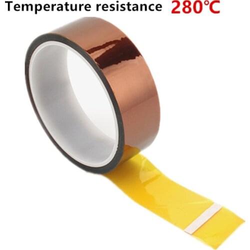 Automotive High Temperature Tape Thermal Polyimide Tape Adhesive Tape For 3D Print BGA 5MM 8MM 10MM 15MM 20MM 25MM