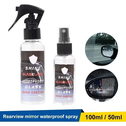 50/100ml Automotive Car Glass Super Hydrophobic Coating Rainproof Agent Rear View Mirror Windshield Water Repellent Spray Agent