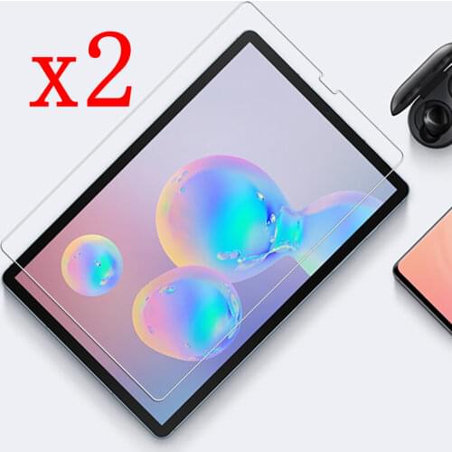 For Samsung Galaxy Tab S6 T860 T865 2Pcs HD Full Coverage Tablet Tempered Glass Screen Protector Cover for Galaxy Tab S6