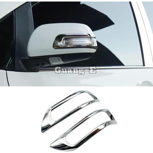 For Toyota Sienna 2015 2016 2017 Car Body ABS Chrome Back Rear View Rearview Side Mirror Cover Sticks Trim Frame 2pcs