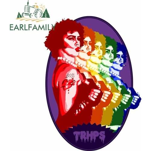 EARLFAMILY 13cm x 9.8cm For The Rocky Horror Picture Show Windshield Car Stickers Waterproof Decal Vinyl Material for JDM VAN