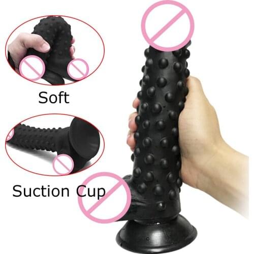 Huge Dildo with Strong Suction Cup Dildo Granules Women Vagina G-spot Massage Adult Sex Toys for Women Penis Dildos