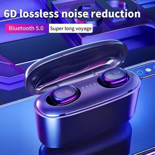 G5 TWS Smart Touch LED Display Wireless Bluetooth Headset Mini Stealth Sports Headphones Dual Ear HD Call With Dual Microphone