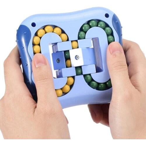 Relieve Stress Magic Cube Toy Rotating Magic Beans Toy Creative Decompression Educational Learning Anti-stress Brain Teaser game