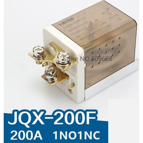JQX-200F High Power Relay 200A LJQX-150F 150A DC12V DC24V Electromagnetic Relay