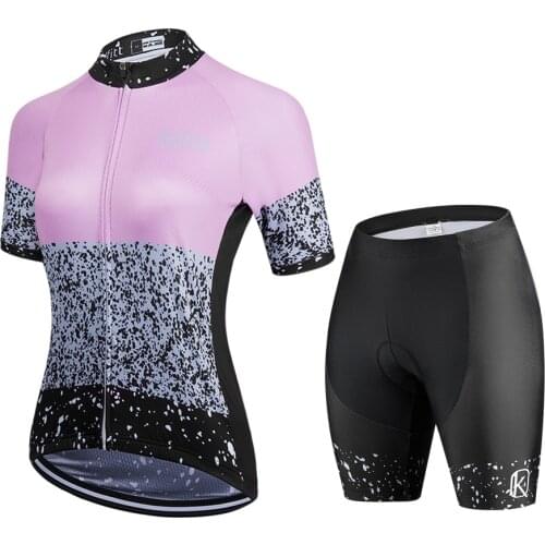 Kafitt Cycling Robe Summer Branded Women Clothing 2021 Shorts And Top Feminine Blouses Two Piece Set Large Size Road Bike Dress