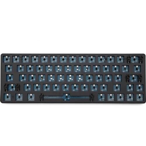 Dierya 63 60% bluetooth 63 kit dual mode wireless pcb Custom Mechanical Keyboard rgb smd switch leds type c and mini cable