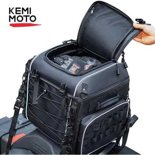 Motorcycle Tail Bag Waterproof Motorcycle Bags Rider Universal Travel Luggage ATV For Street Glide For Electra Glide Trike Glide