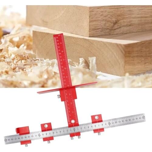 Hole Punch Jig Tool Set Detachable Drill Guide Sleeve Cabinet Drawer Wood Drilling Tools