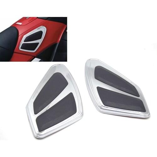 Chrome Motorcycle fuel tank anti-scratch anti-slip knee pads insurance patch for Honda Golden Wing GL1800 2012-2017, FB6 12-17