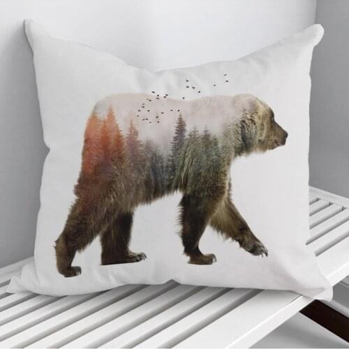 Bear b Throw Pillows Cushion Cover On Sofa Home Decor 45*45cm 40*40cm Gift Pillowcase Cojines Dropshipping