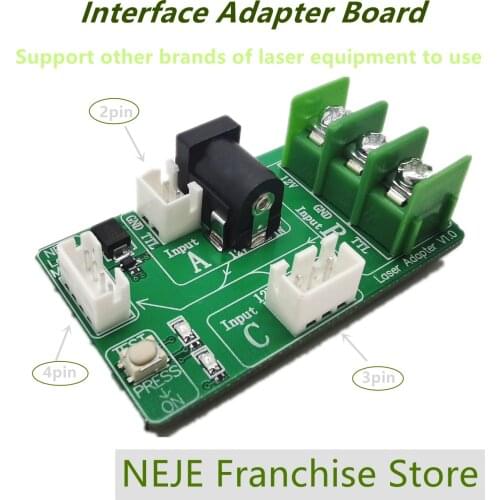 NEJE Laser Module Interface Adapter Board Connector for Laser Cutting Engraving Machine 2pin, 3pin, 4pin Interface Adapter