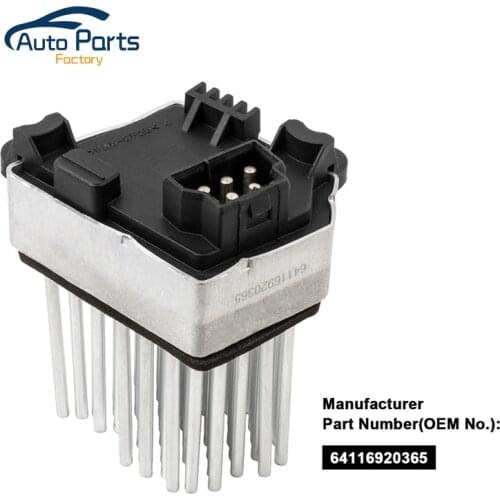 New Blower Motor Resistor AC Heater Fan For BMW E39 E53 E83 E46 E36 325 328 M3 64116920365 64116931680 64118380580 64116929540