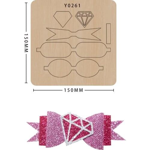 Bow Cutting Dies Diy Craft Leather Mold Scrapbooking Suitable For Common Big Shot And Sizzix Machines