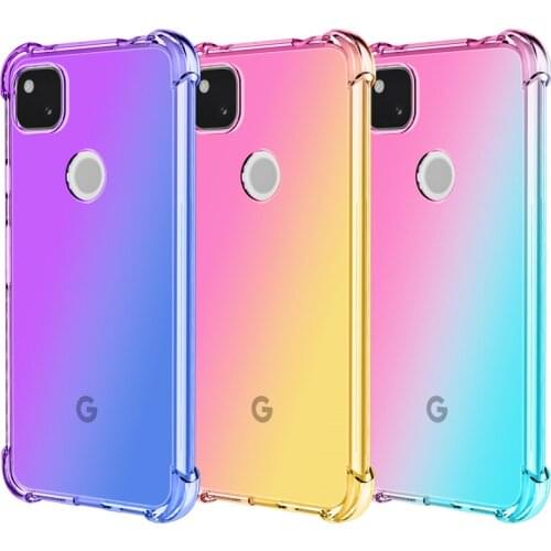 Air Bag Flexible Anti-slip Drop Protection TPU Case for Google Pixel 5 4 4A 5G XL Fashion Phone Cover