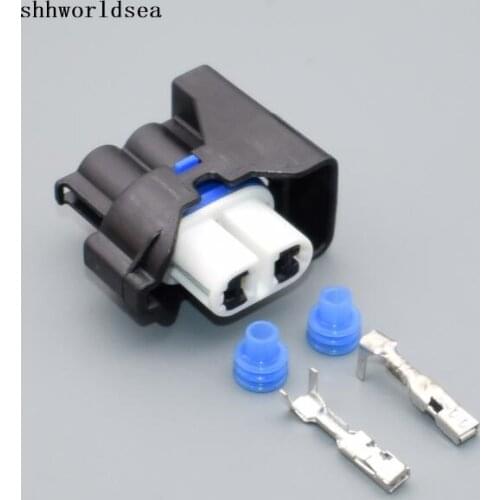 Shhworldsea 2/5/30/100set 2.8mm 2pin for Ford Carnival Fox fog lamp/foglight plug front lamp plug connector 7183-3789-30