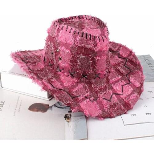 Cowboy hat western mens outdoor Mongolian hat rider hat mens rider hat панама fedora hat rope accessories mens Panama