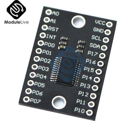 TCA9539 16-Bit I2C SMBus I/O Expander Interrupt Output Configuration Registers Diy kit Module Board