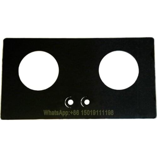 Embedded desktop stove glass control panel,Burner control panel,gas stove glass panel,gas glass panel,double stove glass panel