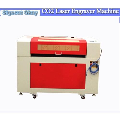 Factory price CNC CO2 laser engraving machine wooden laser engraving 6090 ruida system support RD works software