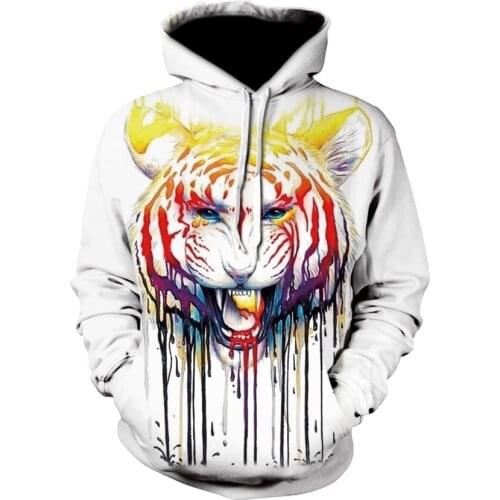 2020 new womens 3D long-sleeved hoodies spring and fall fashion graffiti casual hoodies for men and women