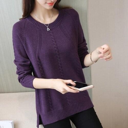Korean Knitted Sweater Women 2020 Autumn Winter Clothes Long Sleeve Jumper Tricot Pullover Tops Warm Clothing Female