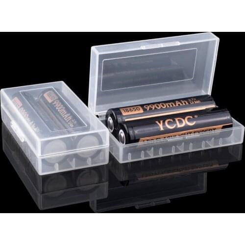 1-100pcs/lot High quality 18650 Battery Storage Box Case 18650 Battery Holder Case Box for 2x 18650 Battery Holder Wholesale