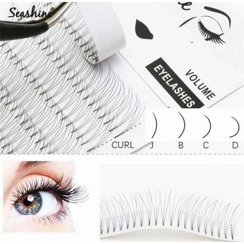 10Trays Eyelash Extension Supplies Short Stem Premade Fans Russian Volume Lash 3D-6D Premade Volume Fans Volume Lashes Extension