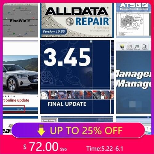 2021 Hot Auto Repair Alldata Software Alldata V10.53 Mit.Chel 2015 Atsg Vivid et/ka8.2 ElsaWin 6.0 Atris In USB 1tb HDD All Data