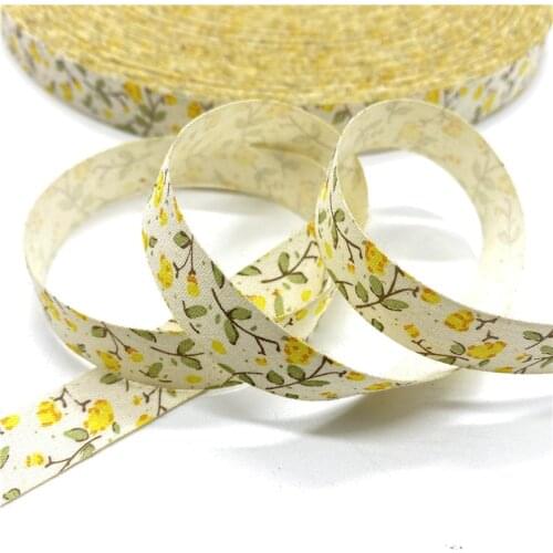 5Yards 15mm Cotton Ribbon Black and white pattern Printed Cotton Ribbons For Wedding Christmas Decoration DIY Sewing Fabric #01